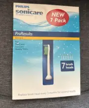 Genuine Philips Sonicare ProResults Standard Toothbrush Brush Heads 7-Pack NEW