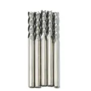 5x Carbide CNC 4 Flute Spiral Bit End Mill Cutter 1/8" Shank