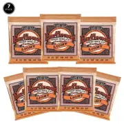 7 SETS Ernie Ball Acoustic Guitar Strings 11-52 Earthwood Phosphor Bronze LIGHT