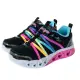 【SKECHERS】女童系列 燈鞋 FLUTTER HEART LIGHTS(303252LBKMT)