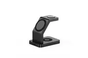 3 in 1 wireless charger compatible with Apple, iPhone 15-12 Pro/Pro Max, Airpods ic wireless charger, three-in-one charging stand(Black)