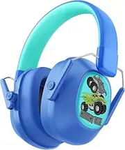 iClever Noise Cancelling EarMuffs for Kids, SNR 29dB Safety Noise Reduction Ear Muffs, Ear Hearing Protection for Fireworks