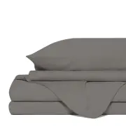 Royal Comfort 1500TC Cotton Rich Fitted 4 PC Sheet sets King Stone