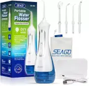 Cordless Water Dental Flosser Oral Irrigator 3 Modes IPX7 Waterproof Portable