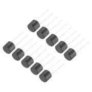 50Pcs Cylindrical DIP Mounted Miniature Micro Fuse , T8A 8A 250V, Black
