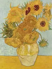 Wooden Jigsaw Puzzles For Adults - Sunflowers, 1888 by Van Gogh (120 Pieces)