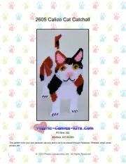 Calico Cat Catchall-Plastic Canvas Pattern or Kit
