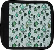 FOYTOKI Luggage Case Luggage Handle Grip Ster Handle Grip Suitcase Handle Covers Luggage Identifiers for Suitcases Unique Suitcase Handle Protectors Tote Bag Polyester Light Green