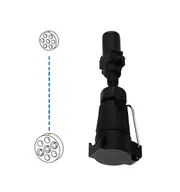 TAG Pulse Adaptor-7 pin Small Round to 7 pi