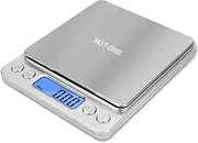 Digital Kitchen Scale, NEXT-SHINE 500g x 0.01g Gram Mini Pocket Jewelry Scale, Multifunctional Food Scale with Backlit LCD Display for Cooking Baking Coffee Postal Parcel