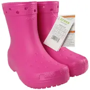 CROCS Classic Crush Boots Mens or Womens Size USA M 3/W 5 Juice Pink New In Bag