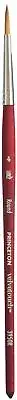 Princeton Velvetouch Round Brush, Synthetic, Short Handle, Size 4, 1 Count