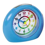 Atlanta Kids' Alarm Clock With Quiet Output Light Blue 1967/5