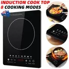 2200W Electric Induction Cooktop Ceramic Hot Plate Portable Kitchen Cook AU Plug