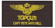 Top Gun Maverick Patch Pete Mitchell New Name Tag Squadron Patch