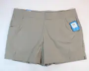 Columbia Anytime Casual Womens Shorts Tan Size 3X 1768162-221 NEW