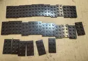 Lego 2 X 4 Plate, Dark Brown, 29 Pieces