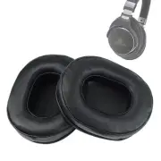 2-pack Sheepskin Earmuffs for Audio-technica Ath-m50 / M40 / M50x / Msr7 - Black