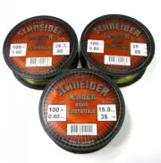 Schneider Leader Line - Braid Compatible - Green - 100m - 15lb 20lb 25 30lb 35lb