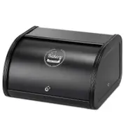 Unbrand Bread Boxes With Stainless Steel Body Metal Home Storage Bin For Kitchen Counter Extra Large Bread Bin With Roll Up Easy Storage Bread Box ...