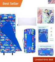 Original Nap Mat with Reusable Pillow for Boys & Girls, Perfect for Elementar...