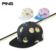 PING 2024 New Premium Golf Character Snapback Cap Men Adjustable Hat Visor AU