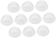 20pcs Semicircular Micro Landscape Cover in PVC for DIY Craft Projects Globe Cupcake Domes Mini Cloche Decor