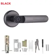 OZNALA Fingerprint Smart Door Lock Electronic Digital Keyless Lock Home Security Door(Black)