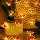 Colorful LED Watermelon String Lights 2M 20Led Fruit Colored Lights Outdoor