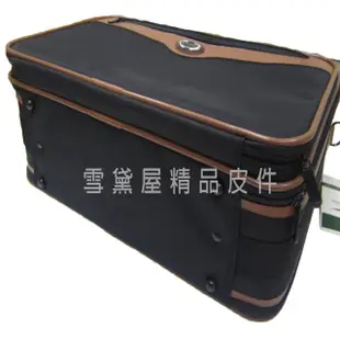 【YESON】公事包大容量可A4資夾輕旅行箱台灣製造品質保證(登機箱工具箱萬用袋防水尼龍布材質+皮革)
