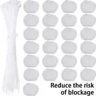 30Pcs Washer Lint Catcher Nylon Washing Machine Lint Trap with 30 Cable ⇧