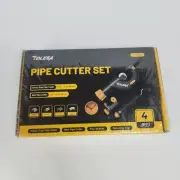 Tolesa Pipe Cutter Tool Set Heavy Duty Mini Copper Pipe Cutters Deburring Tool