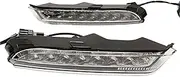 Fog Lights Assembly For VW For Scirocco R Line 2015 2016 Car LED Front Bumper Light DRL Daytime Running Light Turn Signal Fog Lamp Front Bumper Fog Light(Korea Model)