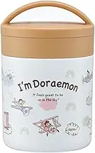 Skater Sanrio LJFC3AG-A Antibacterial Insulated Soup Jar, Soup Pot, 10.1 fl oz (300 ml), Doraemon, Ozora Sanpo