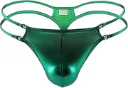 [Maiyifu-GJ] Men's Sexy Low Rise G-Strings Thong Elastic Multipack T-Back Swimsuit Ice Silk Supporter Butt-Flaunting Underwear