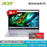 在飛比找momo購物網優惠-【Acer 宏碁】Swift Go SFG14-42-R1T