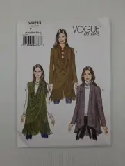 Vogue Sewing Pattern 9213 V9213 Misses Unlined Vest Jacket Size XS-M NEW