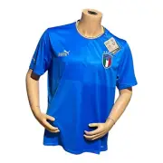 Shirt Competition Man PUMA Italy Blue Figc Home Jersey Replica - 765643 01 Sz XL