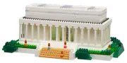 Lincoln Memorial TICO Bricks Tiny Building Block Micro Construction Toy T1537