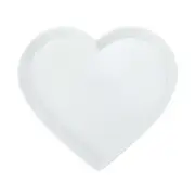 Mikasa Chalk Porcelain Heart Serving Platter 30cm White