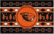 FANMATS 25817 Oregon State Beavers Holiday Sweater Starter Mat Accent Rug - 19in. x 30in. | Sports Fan Home Decor Rug and Tailgating Mat