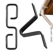 V Style Copper Hook Hanger - V-Shaped Rain Chain Clip | Portable Lightweight Gutter Clip Easy Installation for Gutter Downpipe Systems