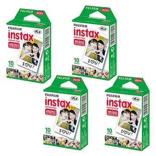 4入賣場(共40張) FUJIFILM Instax Mini 拍立得底片 空白底片 適用MINI 25 7S 8 25 90 SP1 SP2