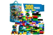 Dimple Building Blocks for Toddler 300 Pcs Stacking Toys Puzzle Games for Learning and STEM Fun Montessori Toys, Educational Baby Blocks Age 3+ Toddler Boy Girl Birthday for Kids