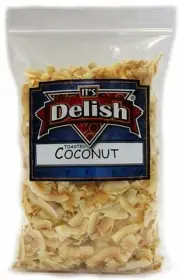 Toasted Natural Coconut Chips Unsweetened by Its Delish, 10 lbs