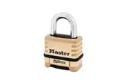 Master Lock Proseries Brass 4 Digit Padlock 57mm (Multi Colour) (One Size)