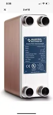 Alecoil Heat Transfer Coil 3”x8” -40 BP