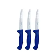 Diekensen Butchers 6'' Straight Boning Knife Slicing Knife Japan Blade Set of 3