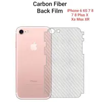 在飛比找蝦皮購物優惠-iPhone 3D防指纹透明 碳纖維背膜 6/6s/7/8 