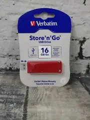 Verbatim 96317 Red 16GB Store 'n' Go USB Flash Drive
